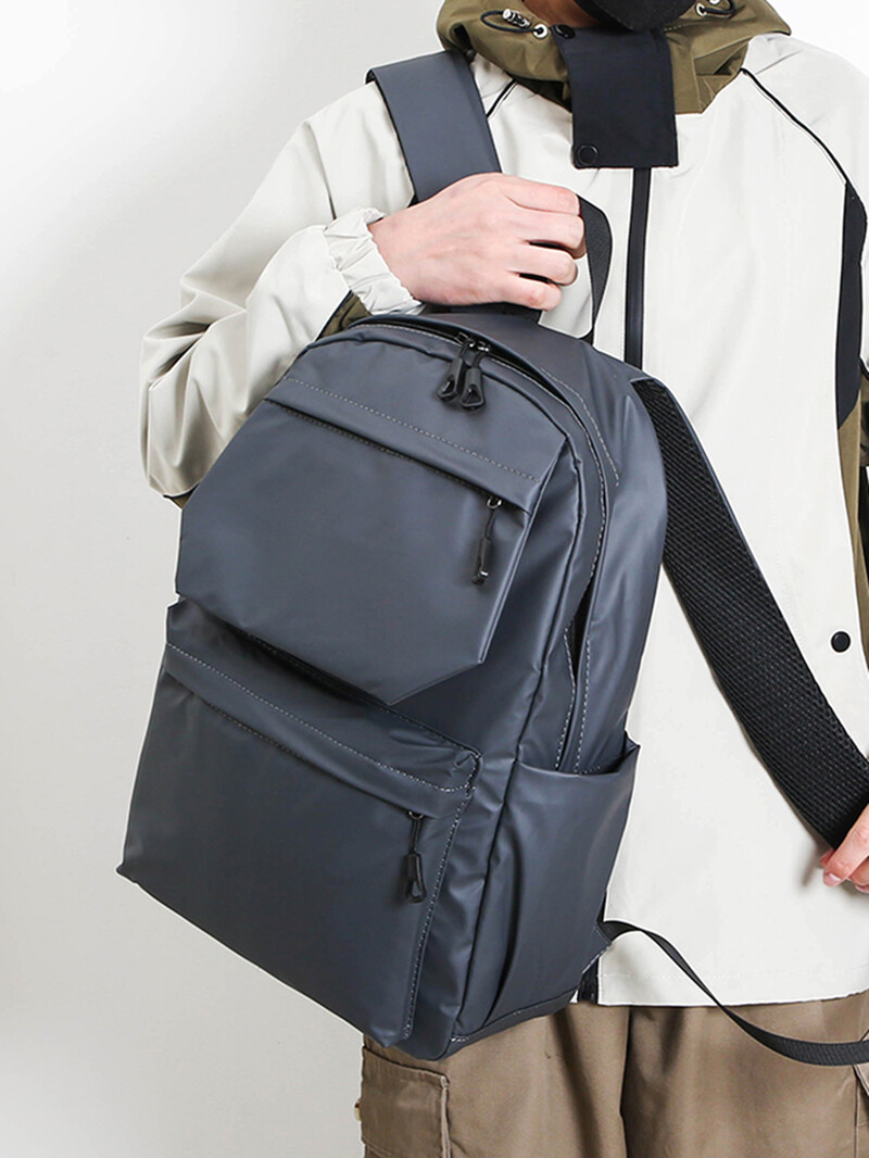 Geantă de umăr simplă, impermeabilă, de modă, birou de afaceri, navetă, școală, rucsacuri multifuncționale pentru computer de capacitate mare