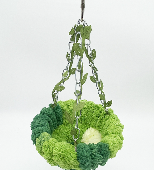 Leagăn de păsări pentru perusi, covoraș pentru leagăn cu iarbă pentru păsări, hamac cu colivie pentru papagali cu frânghie reglabilă, cârlig și covoraș pentru iarbă, jucării pentru hrana păsărilor