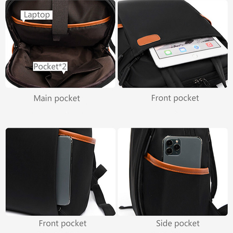 Női hátizsák Oxford szövet vízálló új koreai stílusú kültéri utazótáska 14 hüvelykes laptop hátizsák