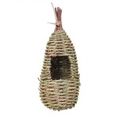 Straw Weaving Gardening Bird Nest Μεγάλη Καλύβα Κολίμπρι με λειτουργία ζεστασιάς για εξωτερική κρεμαστή διακόσμηση CLH@8