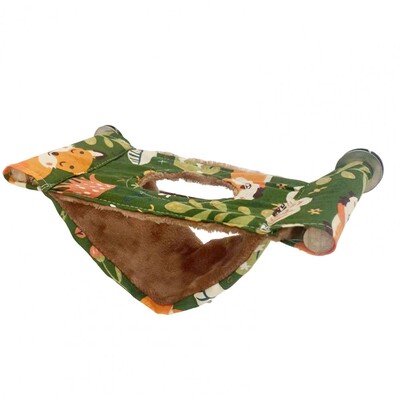 1 rinkinys Papūgos lizdas Gražus medvilninis paukščių hamakas žiurkėno miegamasis namas Naminių gyvūnų papūgos hamakas Naminių gyvūnų reikmenys