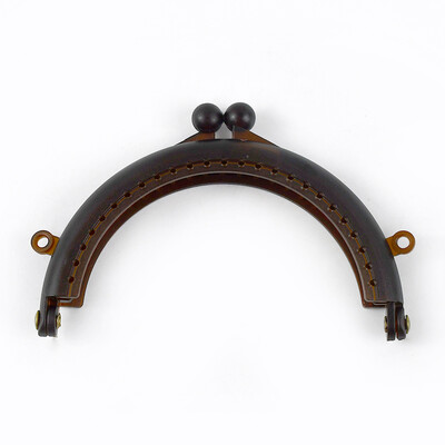 10db Deepeel 85mm színes műanyag félkör alakú táska fogantyús dupla füles pénztárca keret gyanta csók csatos kézitáska barkács varrás kiegészítők