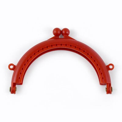 10db Deepeel 85mm színes műanyag félkör alakú táska fogantyús dupla füles pénztárca keret gyanta csók csatos kézitáska barkács varrás kiegészítők