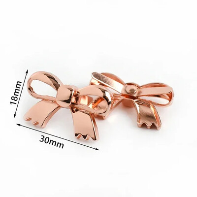 5/10 db aranyos masni fém díszítő csat 30/45/60 mm-es táska cipők kapcsos heveder Szem-összekötő tű csatok íj gomb tartozék