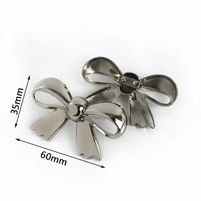 5/10 db aranyos masni fém díszítő csat 30/45/60 mm-es táska cipők kapcsos heveder Szem-összekötő tű csatok íj gomb tartozék