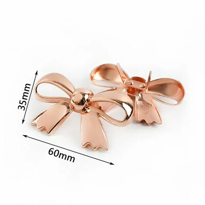 5/10 db aranyos masni fém díszítő csat 30/45/60 mm-es táska cipők kapcsos heveder Szem-összekötő tű csatok íj gomb tartozék