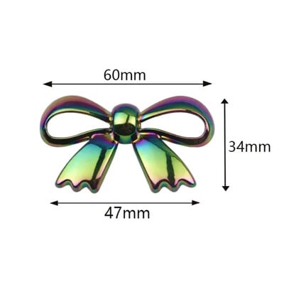 5/10 db aranyos masni fém díszítő csat 30/45/60 mm-es táska cipők kapcsos heveder Szem-összekötő tű csatok íj gomb tartozék