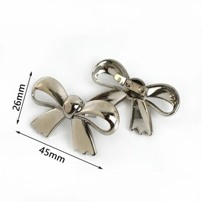 5/10 db aranyos masni fém díszítő csat 30/45/60 mm-es táska cipők kapcsos heveder Szem-összekötő tű csatok íj gomb tartozék