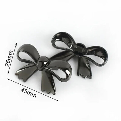 5/10 db aranyos masni fém díszítő csat 30/45/60 mm-es táska cipők kapcsos heveder Szem-összekötő tű csatok íj gomb tartozék