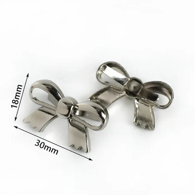 5/10 db aranyos masni fém díszítő csat 30/45/60 mm-es táska cipők kapcsos heveder Szem-összekötő tű csatok íj gomb tartozék