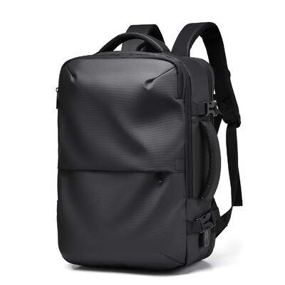 Nagy kapacitású hátizsák bővíthető kialakítással és USB töltéssel férfiaknak 15,6 hüvelykes laptop hátizsákok iskolatáskák Travel sac à dos