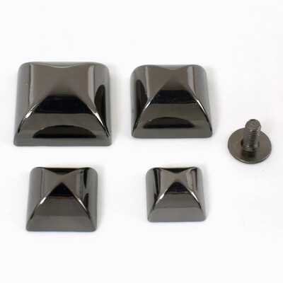 30 db 10/12/15/18mm négyzet alakú sátor csavarok vödör öv szegecs láb tüskék csat fém táskák alsó hevederszalag díszítő csatok