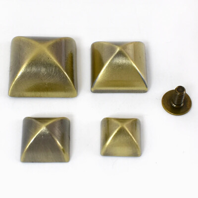 30 db 10/12/15/18mm négyzet alakú sátor csavarok vödör öv szegecs láb tüskék csat fém táskák alsó hevederszalag díszítő csatok