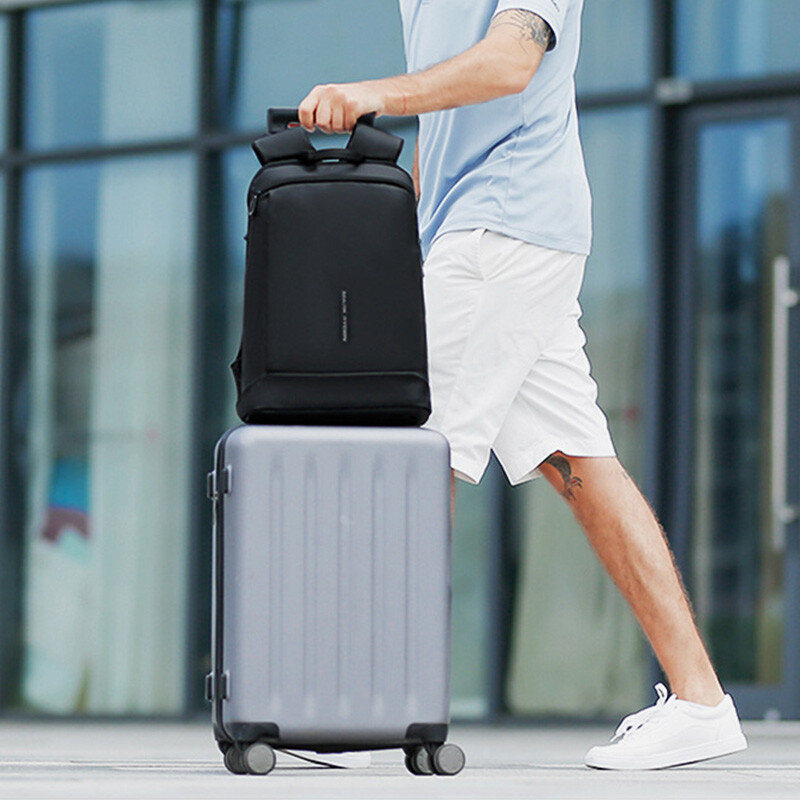 Mark Ryden vékony laptop hátizsák férfi vékony hátizsák 15,6 hüvelykes munka férfi hátizsák üzleti táska fekete ultrakönnyű hátizsák