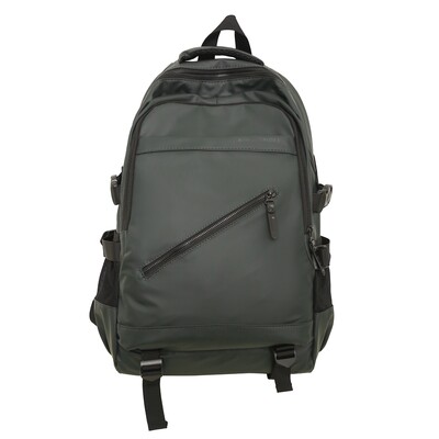 Cestovný batoh pre mužov, batoh na notebook 15,6", nový trendový športový batoh, mládežnícky outdoorový turistický športový batoh, mužský sivý a čierny