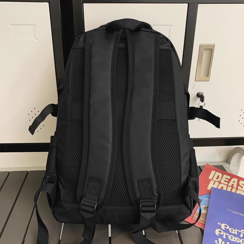Cestovný batoh pre mužov, batoh na notebook 15,6", nový trendový športový batoh, mládežnícky outdoorový turistický športový batoh, mužský sivý a čierny