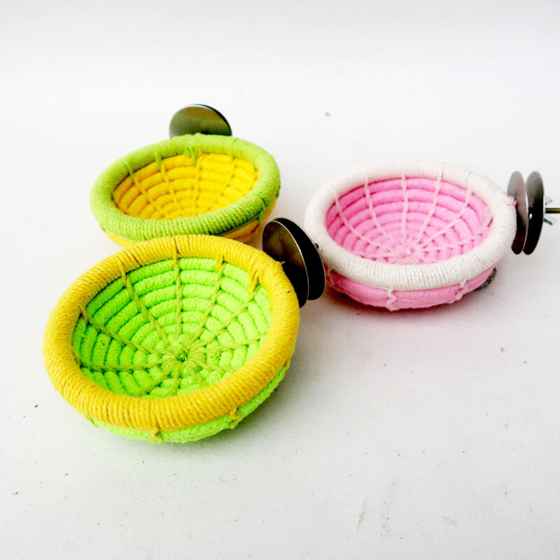 Naminių paukščių lizdas pakabinamas miegamasis medvilninis lynas narvelis žaislai Minkštas namelis paukščiams kakadu papūgai papūgai žiurkėnui