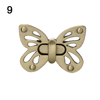 Fém méh alakú forgatható zár Retro divatos táska kapcsos hardver bőr kézműves táska kézitáska pénztárca barkács kiegészítők