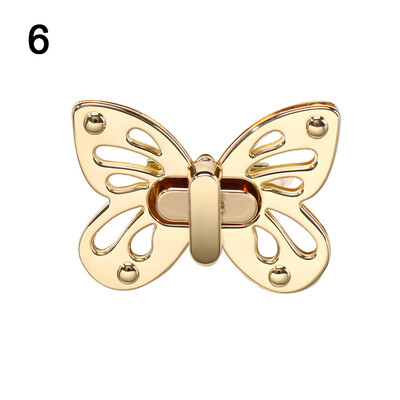 Fém méh alakú forgatható zár Retro divatos táska kapcsos hardver bőr kézműves táska kézitáska pénztárca barkács kiegészítők