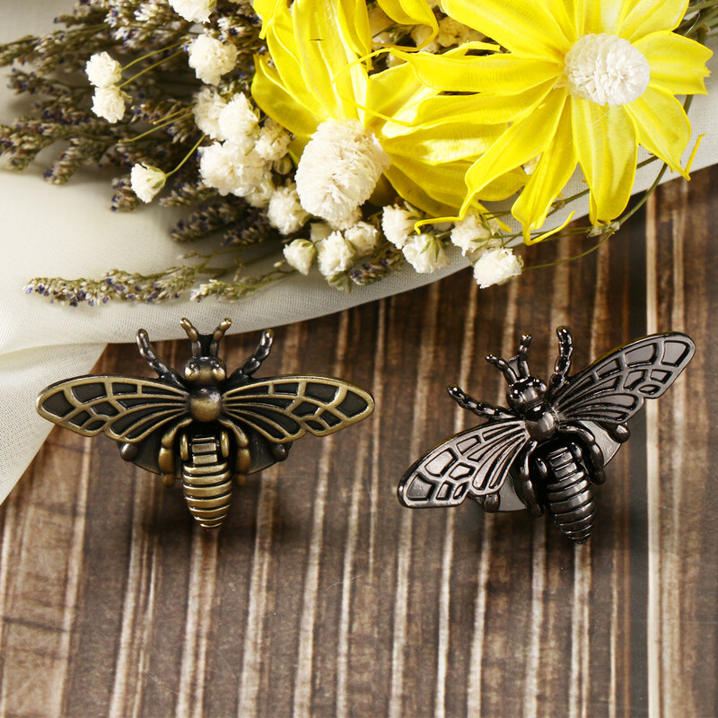 Fém méh alakú forgatható zár Retro divatos táska kapcsos hardver bőr kézműves táska kézitáska pénztárca barkács kiegészítők