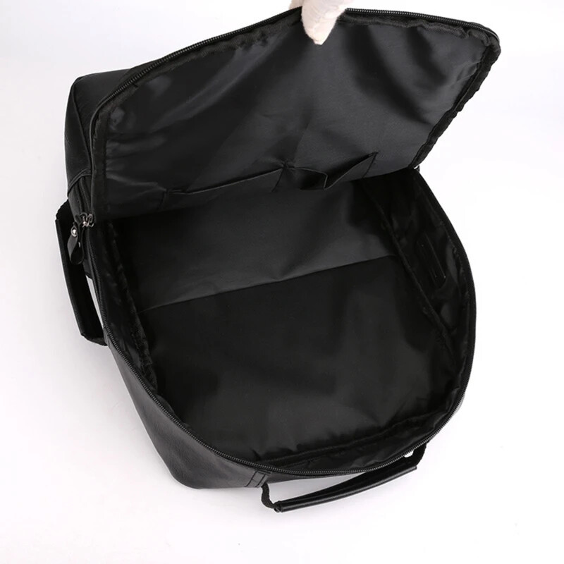 Pánske biznis batohy, vodotesná taška na notebook z PU kože, veľká kapacita, nabíjanie cez USB, pánsky módny batoh, 가방 mochila