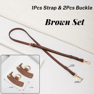 Valódi bőr táskaszíj csere Crossbody táskaszíj, Longchamp mini táskákhoz vállpánt lyukasztás nélkül