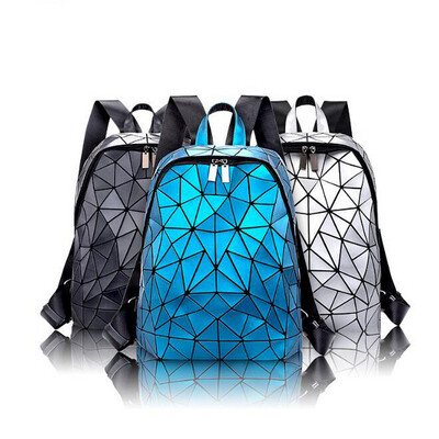 Hátizsák táskák nőknek Divat iskolai hátizsákok Mochilas Para Mujer geometrikus utazótáska fiúknak