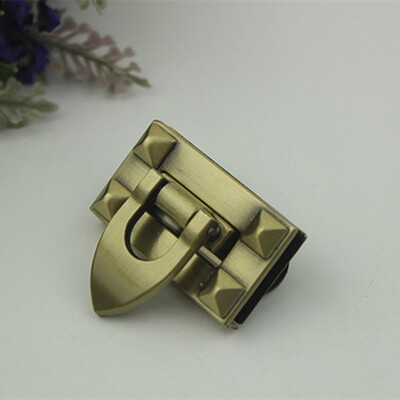 4 CM metalinės pasukamos užrakto sagtys, skirtos „pasidaryk pats“ moterims, rankinės, krepšys, piniginė, techninė įranga, užsegama užsegimu, krepšių priedai