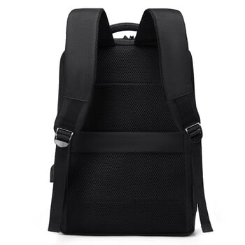 GOLF New Men Backpack usb School 15,6 ιντσών Business Laptop Backpack Μεγάλης χωρητικότητας Αδιάβροχες Μαύρες τσάντες ταξιδίου με φορτιστή usb