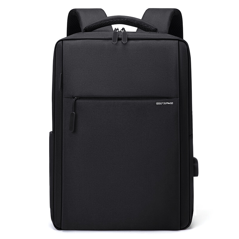 GOLF New Men kuprinė usb mokyklinė 15,6 colio verslo nešiojamojo kompiuterio kuprinė didelės talpos vandeniui atsparūs juodi kelioniniai krepšiai su usb įkrovikliu