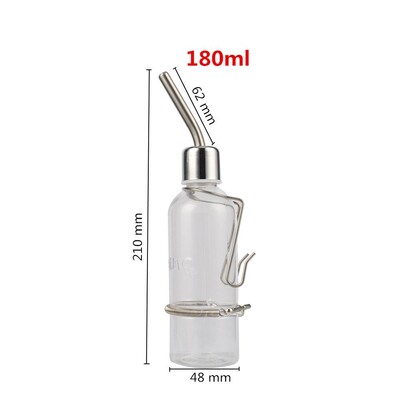 180ml/350ml fľaša na pitie pre malé domáce zvieratá, králiky, škrečky, morčatá, fontána na vodu, ježko Totoro, dávkovač napájačky, kŕmidlo