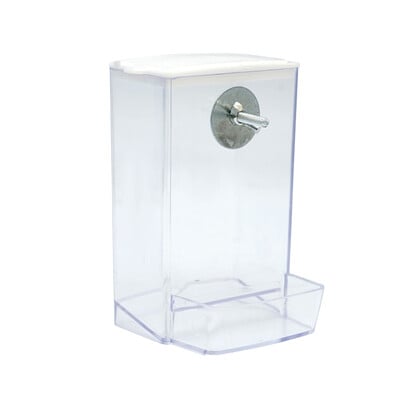 Αυτόματη τροφοδοσία πουλιών Parrot Quail Cage Hanging Feeder Box Αυτόματο αντιχυμένο Mount Budgie Cockatiel Conure Food dispenser