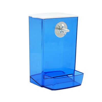 Αυτόματη τροφοδοσία πουλιών Parrot Quail Cage Hanging Feeder Box Αυτόματο αντιχυμένο Mount Budgie Cockatiel Conure Food dispenser