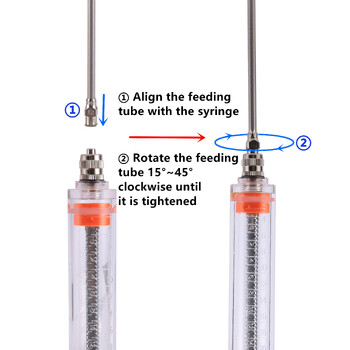 Υψηλής ποιότητας 10ml 20ml Parrot Feeding Syringe Parrots Bird Feeders Syringe Bird Feeder Milk Syringe Needle Feeder Pet