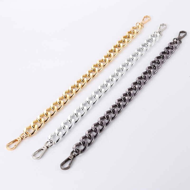 40 cm storio grandinės pakaitinis krepšys, rankenos pečių dirželis „pasidaryk pats“ krepšio dalių priedai