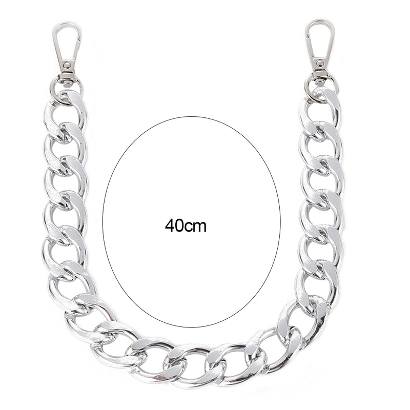 40 cm storio grandinės pakaitinis krepšys, rankenos pečių dirželis „pasidaryk pats“ krepšio dalių priedai