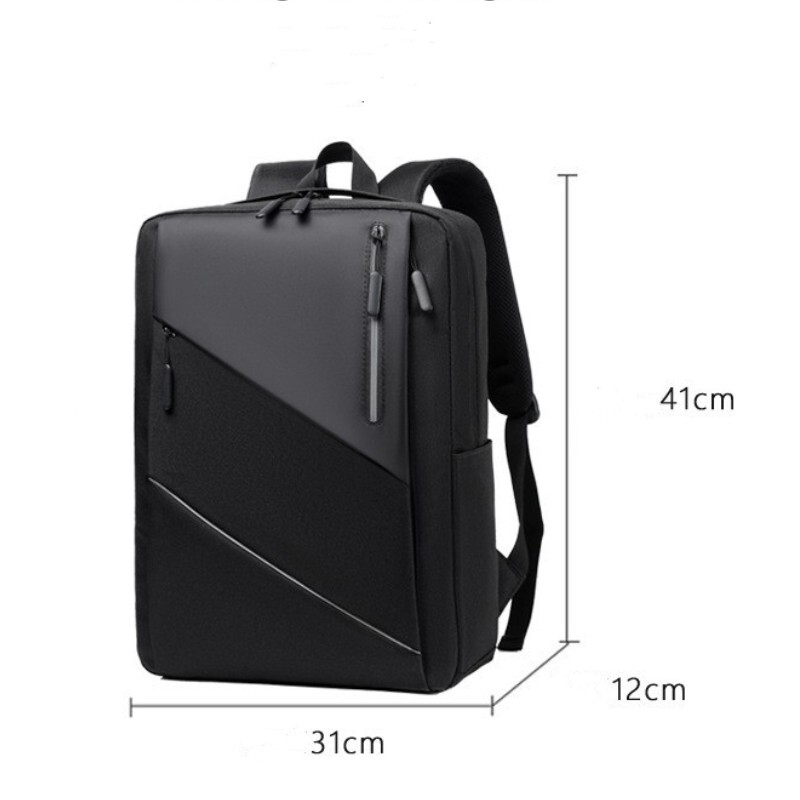 Batoh na notebook s USB konektorom, pánsky biznis batoh, ležérny multifunkčný vodotesný vysoko kvalitný školský batoh pre mužov