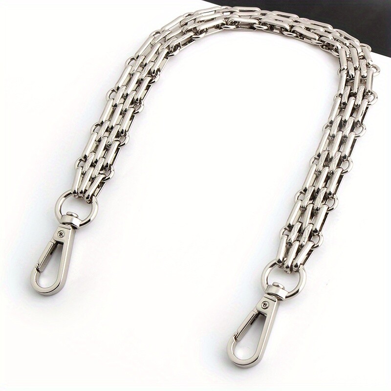 30-60-100-120cm 16mm leštená strieborná kovová retiazka na kabelku, náhradná retiazka na rameno, retiazka na kabelku crossbody, vlastnými rukami