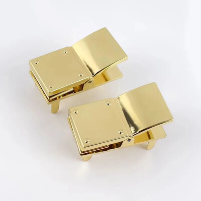 1/2 db Meetee Fashion Arany Fém zár Csattal Forgatható Zárak Záró Snap Clip csatok barkácstáska pénztárca hardver javítási kiegészítők