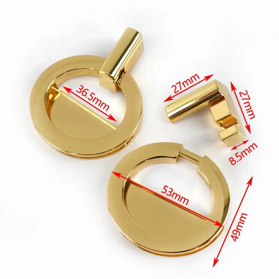 1/2 db Meetee Fashion Arany Fém zár Csattal Forgatható Zárak Záró Snap Clip csatok barkácstáska pénztárca hardver javítási kiegészítők