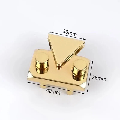 1/2 db Meetee Fashion Arany Fém zár Csattal Forgatható Zárak Záró Snap Clip csatok barkácstáska pénztárca hardver javítási kiegészítők