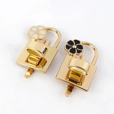1/2 db Meetee Fashion Arany Fém zár Csattal Forgatható Zárak Záró Snap Clip csatok barkácstáska pénztárca hardver javítási kiegészítők