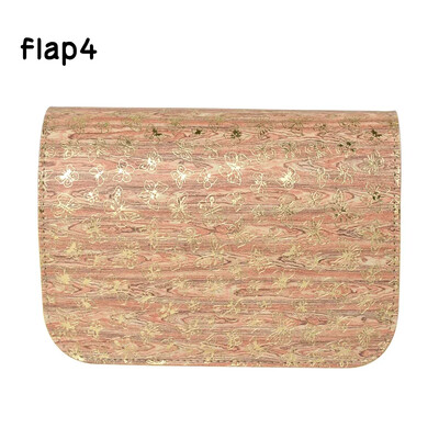 TANQU Νέο μοτίβο με κόκκους ξύλου PU Δερμάτινο κάλυμμα με πτερύγιο καπάκι Clamshell με μαγνητικό κούμπωμα κούμπωμα για Obag O Τσάντα τσέπης
