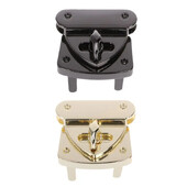 Naujas metalinis užsegimas, pasukamas užraktas, susukamas spynos „pasidaryk pats“ odinis rankinės krepšys Aparatūros priedai