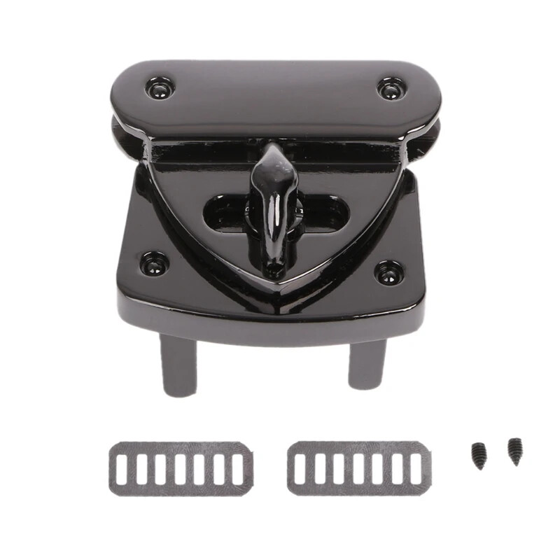 Naujas metalinis užsegimas, pasukamas užraktas, susukamas spynos „pasidaryk pats“ odinis rankinės krepšys Aparatūros priedai