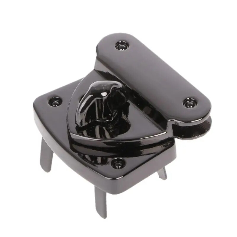 Naujas metalinis užsegimas, pasukamas užraktas, susukamas spynos „pasidaryk pats“ odinis rankinės krepšys Aparatūros priedai