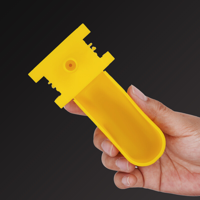 5 db Madárfürj automata ivópoharak pólócsatlakozóval Sárga függő ivótálak 9,5 mm-es madár ivókúthoz