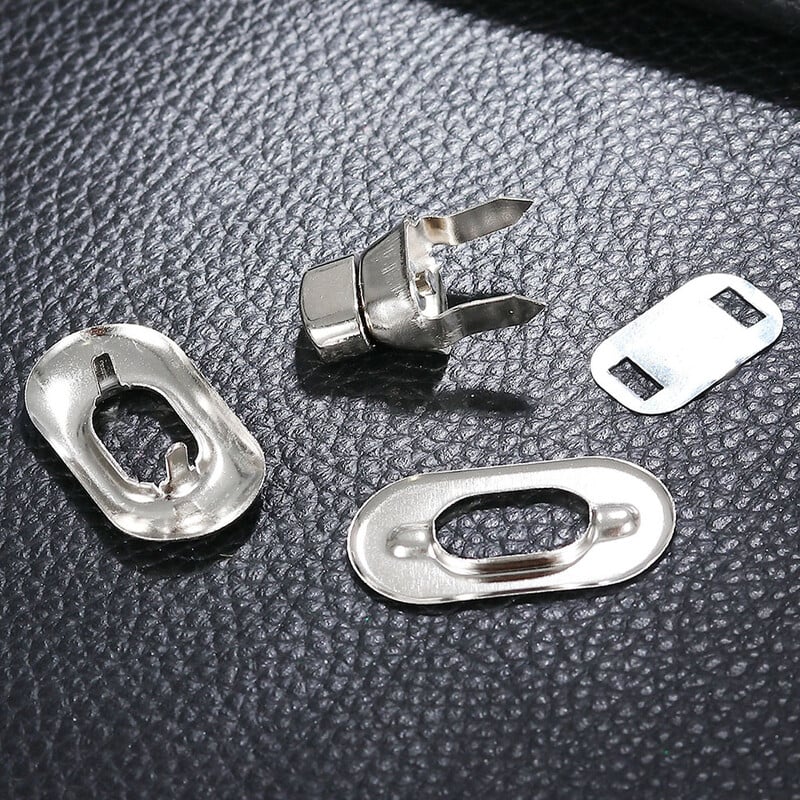 12 ks príslušenstvo na výrobu tašiek, kožená kabelka, otočný zámok, šperky, kovový patentný uzáver, DIY kabelka, nevyhnutná súčasť