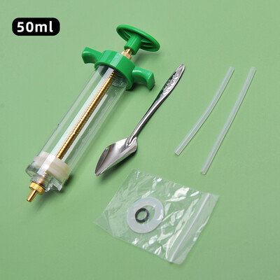10ml/20ml/30ml/50ml/100ml Súprava na manuálne kŕmenie vtákov s hadičkami, kŕmenie anduliek a papagájov kovovou lyžičkou, rehydratačný prístroj