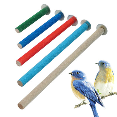 1 бр. Pet Bird Chew Toys Parrot Perches Stand Platform Cage Toy Paw Grinding Clean Toys Parrot Scrub Stick